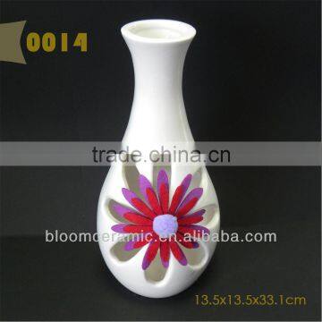 Porcelain decoration x'mas vase