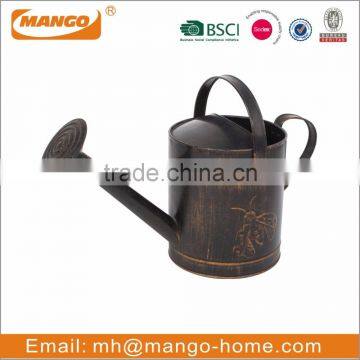 Antique Butterfly Embossing Decorative Watering Can