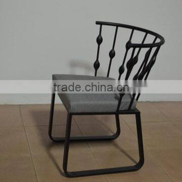Elegant Outdoor Chair Metal Base photo-5