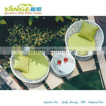 White outdoor furniture leisure rattan conservatory furniture