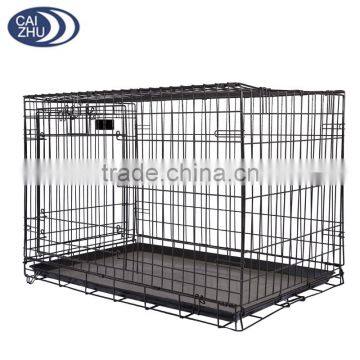 Black Cheap Poultry farming equipment metal large steel iron dog cage