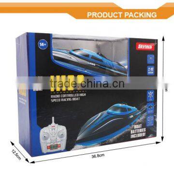 2.4G 4CH Brushless Remote Control NQD RC Water Cooling Model Ship and Boats photo-6