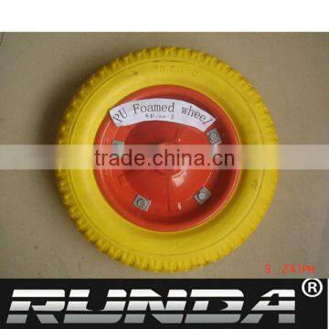 PU foam rubber wheel solid wheels