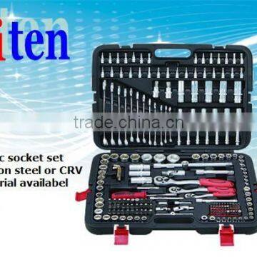 215pcs socket tools set CRV material(1/4",3/8"&1/2")
