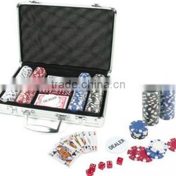 PLY30822 200pc x 11.5g poker chips set