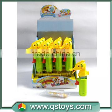 new design sea horse plastic toy sweet candy for promotion