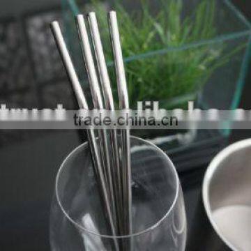 Bent Stainless Steel Long Cool Drinking Straw 4pcs/Set Curved Metal Straw photo-2
