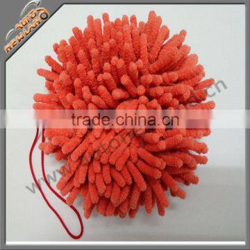 Car microfiber cleaning ball with chenille screen cleaning balls