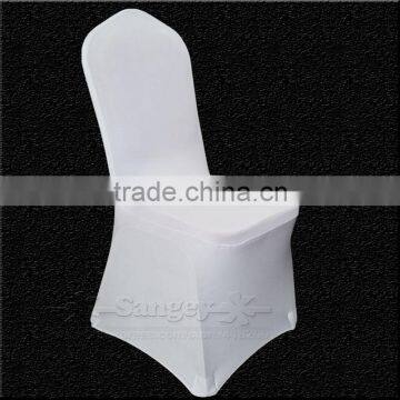 100 PCS Universal White Stretch Polyester Spande Wedding Party Chair Covers for Weddings Banquet Hotel Decoration Decor photo-5
