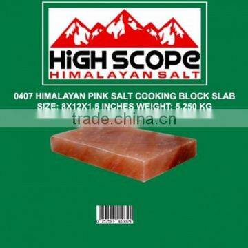 HIMALAYAN PINK SALT COOKING BLOCK SIZE 12X8X1.5 INCHES