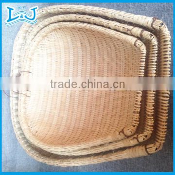 top quality facbric lined basket wire handle basket made by hand