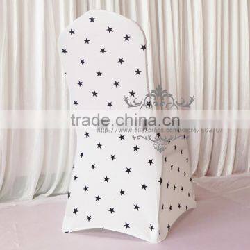 Star Printed 210 GSM Spandex Lycra Chair Cover Banquet Chair Cover photo-2