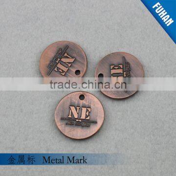 China Supplier Metal Label For Bags, Brand Logo Custom Metal Label photo-3