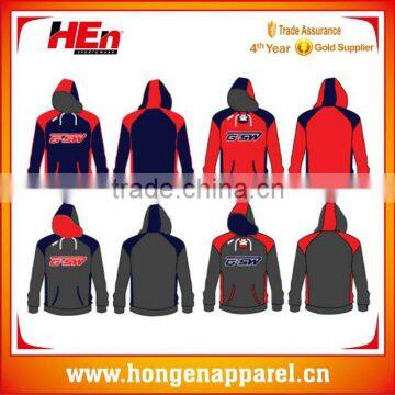 Hongen apparel best quality school hoodies with custom embroider logo