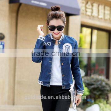 Wholesale Long Sleeves Jeans Women Denim Spring Jacket for Women photo-2