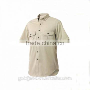 Custom Men Work Shirts Wholesale Mens Cotton Short Sleeve Shirts for Men Workwear photo-2