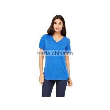 New Trend V Round Collar T Shirt V-neck T-shirt OEM ODM Offered photo-3
