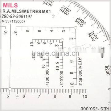 6inch Military Protractor KMP-1 Military Protractor,half Moon Military Protractor photo-3