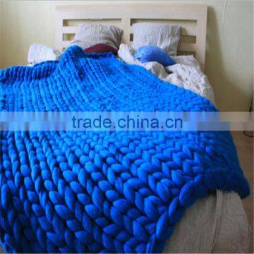 Merino wool Grande Large blankets/Giant knit/Cozy throw Chunky blanket