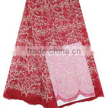 2017 Bride Party Dress French Lace Fabric Luxury Wedding Dress photo-2