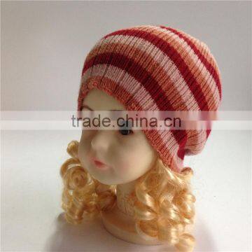 New Acrylic Lovely Girl's Knitted Kids Baby Hats Factory photo-6