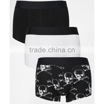 Wholesale custom cheap boxer briefs skull print cool boxer/ brief for men