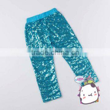 Europe&America Hot Design Children Sparkling Pants Baby Girls Icing Blue Sequin Pants Casual Underwear