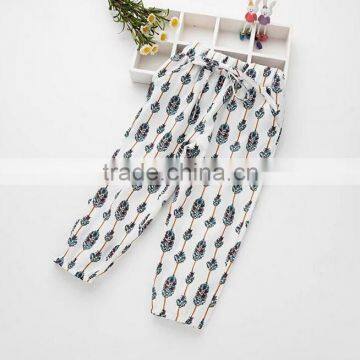 Girls Casual Wear Pants Carton Print Lovely Pants Comfortable Loose Pants for Girls photo-3