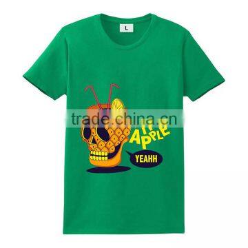 2016 Men Fashion Design Blank Color Bulk Golf 50/50 Polyester Cotton T Shirt photo-6