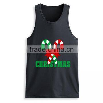 Latest Fashion Printing Design Custom Wholesale Mens 100 Cotton Tank Top photo-5
