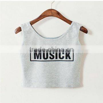 2015 New Arrival Design Your Own Numbers Sexy Young Lady Short Camisoles photo-2