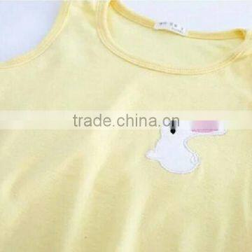 In the Summer of 2016 Children Breathable Colourful Soft Cotton Sleeveless Round Collar Vest photo-2