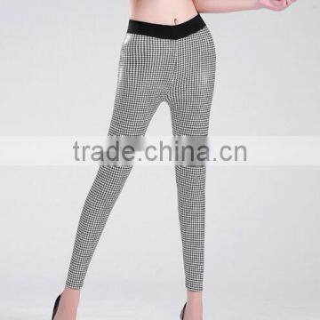 EY0063L Wholesale Leather Stretch Pants Sexy Woman Elastic PU Legging photo-4