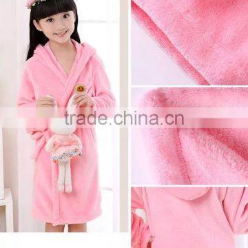 Low Price Latest Baby Girl Bathrobe With Edging Dress Designs photo-3