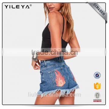 Fashion Clothes Women Denim Ripped Vintage Short Pants Skinny Jeans Shorts Mini Pants photo-2