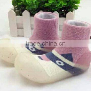 Anti-slide TPR Sole Baby Socks, Cotton Sock Shoes for Baby photo-5