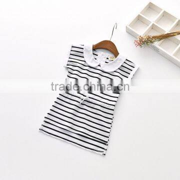 Wholesale Sleeveless Striped Tshirt for Little Girls Hot Sale photo-2