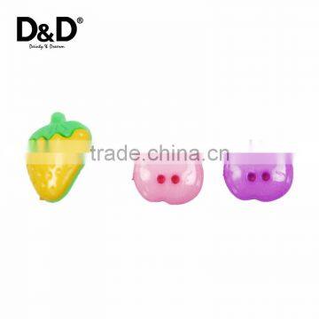 D&D Fruits shape plastic sewing button for children clothing
