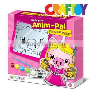 Arts and Craft Kit Color Your Anim-Pal Princess Pig photo-3