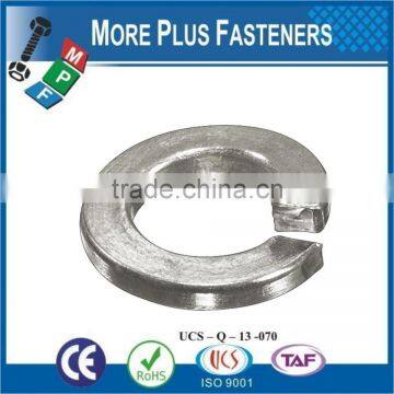 Made in Taiwan Bright Blue Zinc Stainless Steel Spring Standard Medium Split Lock Washer photo-5