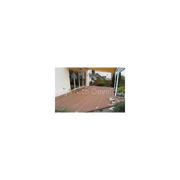 Anti-slip WPC Deck Flooring , Environmental Wood Plastic Composite Lumber