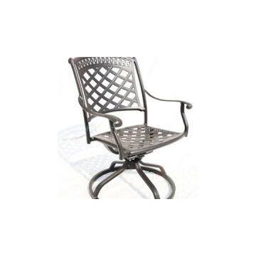 Cast Aluminum Garden Swivel Chair Outdoor Furniture