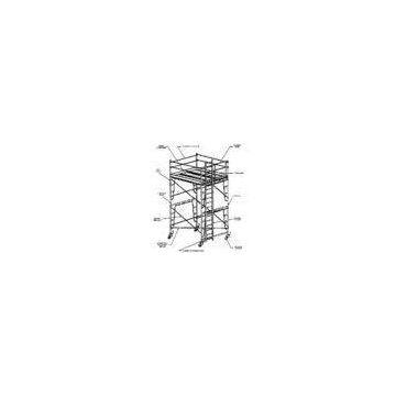 Lightweight Painting, Plastering Aluminium Mobile Scaffold / Multi Purpose Scaffold