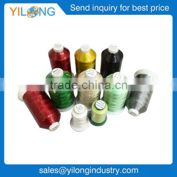 120D/2 Soft Polyester Reflective Embroidery Thread Polyester Machine Embroidery Thread reflective thread different colors