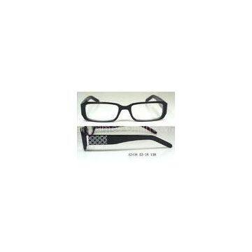 Handmade Acetate Narrow Rectangular Eyewear Frames For Men , Full Rim