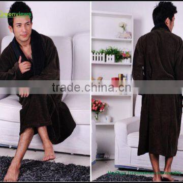 Cotton Robes Boy Shawl Collar Bathing Robes Embroidered Cotton Quick Drying Bathrobe Egyptian Cotton Bath Robes photo-2