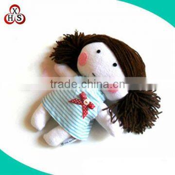 2015 cute custom stuffed rag doll for girl