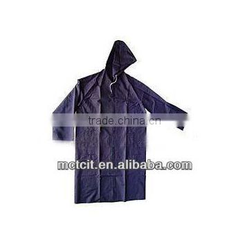 Durable disposable PVC families rain coat