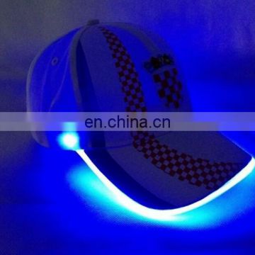 China Supplier Led Light Caps With Led Light Bar Flat Embroidery Design For Full Cap Wholesale