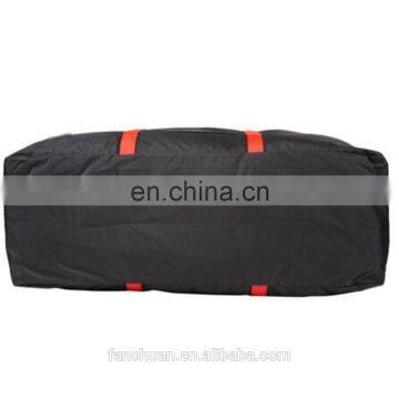 Large Capacity Black Nylon Travel Tote Bag photo-3